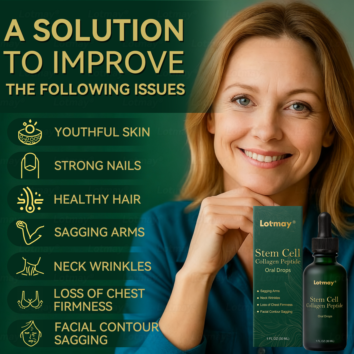 1𝑳𝒐𝒕𝑚𝑎𝑦® 𝑺𝑡𝑒𝑚 𝑪𝑒𝑙𝑙 & 𝑪𝑜𝑙𝑙𝑎𝑔𝑒𝑛 𝑷𝑒𝑝𝑡𝑖𝑑𝑒 𝑶𝑟𝑎𝑙 𝑫𝑟𝑜𝑝𝑠 (𝑳𝑖𝑓𝑡 & 𝑭𝑖𝑟𝑚 𝑺𝑎𝑔𝑔𝑖𝑛𝑔 𝑺𝑘𝑖𝑛 & 𝑹𝑒𝑑𝑢𝑐𝑒 𝑾𝑟𝑖𝑛𝑘𝑙𝑒 𝑭𝑜𝑟𝑚𝑎𝑡𝑖𝑜𝑛) 💎