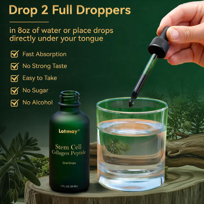 1𝑳𝒐𝒕𝑚𝑎𝑦® 𝑺𝑡𝑒𝑚 𝑪𝑒𝑙𝑙 & 𝑪𝑜𝑙𝑙𝑎𝑔𝑒𝑛 𝑷𝑒𝑝𝑡𝑖𝑑𝑒 𝑶𝑟𝑎𝑙 𝑫𝑟𝑜𝑝𝑠 (𝑳𝑖𝑓𝑡 & 𝑭𝑖𝑟𝑚 𝑺𝑎𝑔𝑔𝑖𝑛𝑔 𝑺𝑘𝑖𝑛 & 𝑹𝑒𝑑𝑢𝑐𝑒 𝑾𝑟𝑖𝑛𝑘𝑙𝑒 𝑭𝑜𝑟𝑚𝑎𝑡𝑖𝑜𝑛) 💎