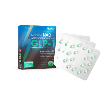 [Official Authorized Store] PEAKA® GLP-1 Slimming & Health Ultra Concentrated Essence Liquid Pearls - NAD+ Moringa & ACV & Keto BHB (✅speedy, long-lasting, addressing diabetes, obesity, and cardiovascular diseases)