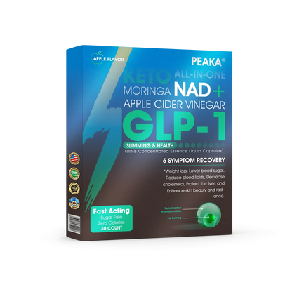 [Official Authorized Store] PEAKA® GLP-1 Slimming & Health Ultra Concentrated Essence Liquid Pearls - NAD+ Moringa & ACV & Keto BHB (✅speedy, long-lasting, addressing diabetes, obesity, and cardiovascular diseases)